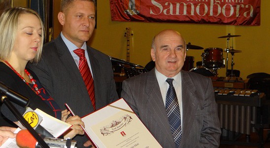 Slavko Šišak – plaketa Grada Samobora 2015. Slavko Šišak – plaketa Grada Samobora 2015.