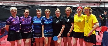 Ivana Medvedović na Evropsko prvenstvo za veterane-ke u stolnom tenisu.