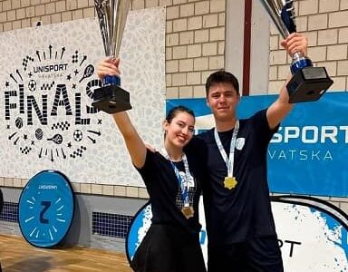 Ana i Petar Znika na završnici ekipnog studentskog Prvenstva Hrvatske
